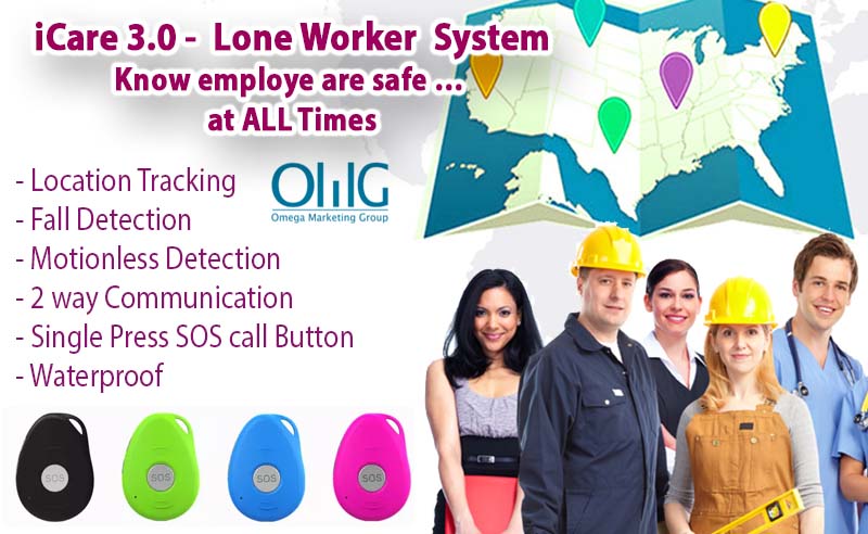 iCare 3.0 – Man Down System – Lone Worker Employee Safety Solution