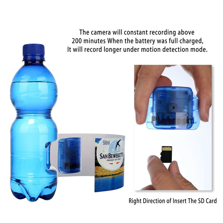 Portable Real Water Bottle- ը թաքնված լրտեսային տեսախցիկ - 2