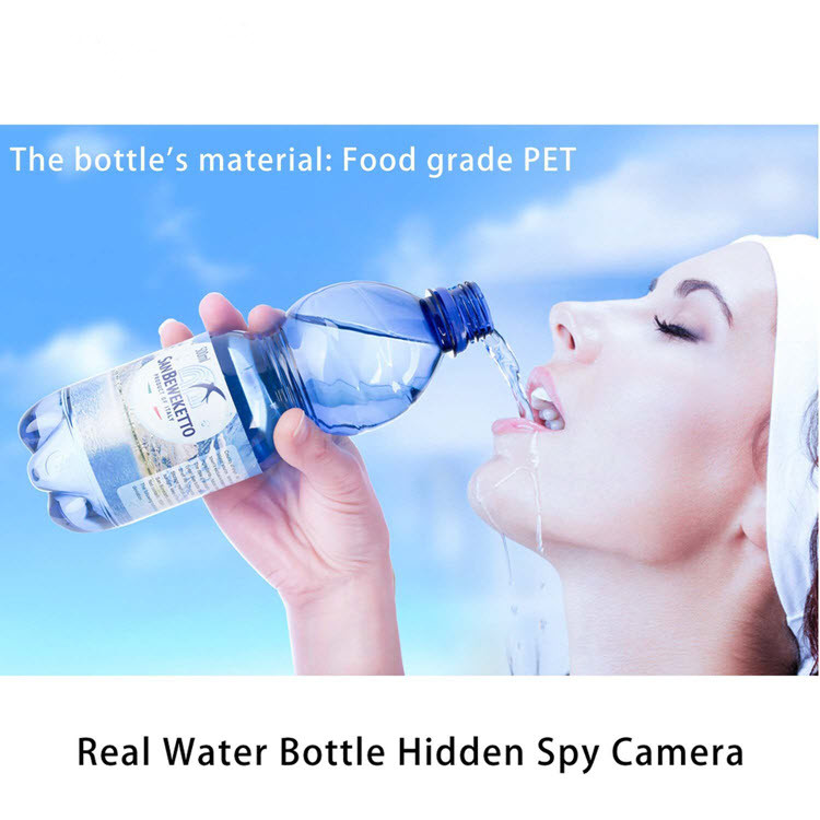 پورٹیبل اصلی پانی کی بوتل پوشیدہ جاسوس کیمرے - 3