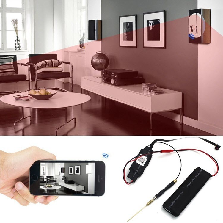 Ny kely indrindra P2P Wifi Spy Camera DIY Mini Wifi Module Hidden Camera - 2