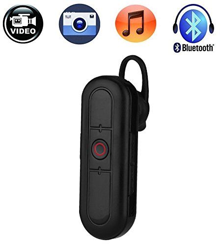 Bluetooth headset Hidden Video Camera, TF Card Max 32G, Battery work 80min - 2