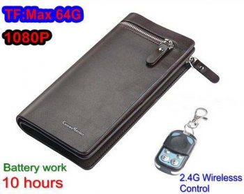 Handbag Camera, SD Card Max 32GB, 10hours, Wireless Remote Control - 1