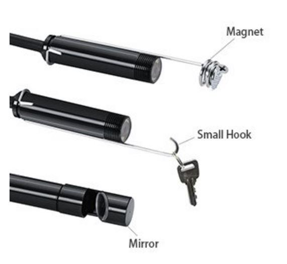 USB boreskope, enspeksyon endoskop, HD enpèrmeabilize kamera koulèv - 12