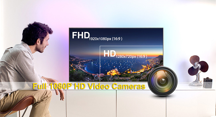 HD 1080P IR Աղյուսակ Ժամացույց Wi-Fi Camera - 6