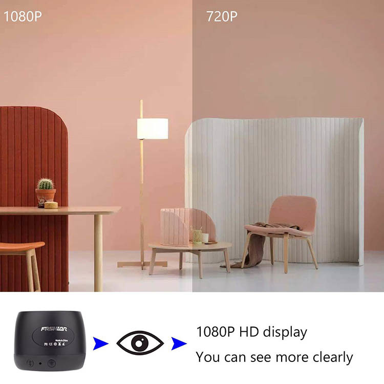 HD 1080P Wifi Hidden Camera Speaker Bluetooth - 5