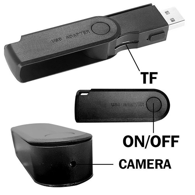 Mini USB U Disk Pen Drive Diġitali Spy Voice Recorder Camera - 6