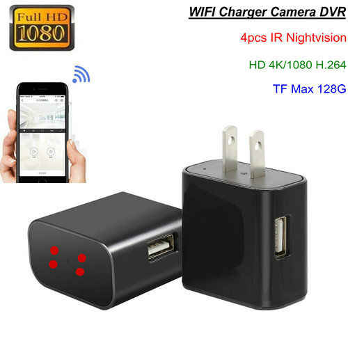 4K وائی فائی چارجر کیمرے، ایچ ڈی 4K، H.264 - 1