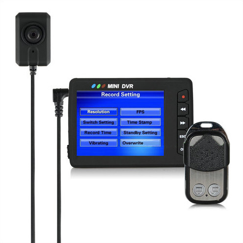 Mini Portable Button Камер DVR, Wireless Remote Control - 6