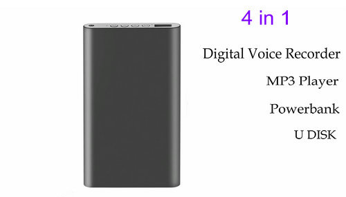 Power Bank Digital Voice Recorder, 6500mAh, 16G - 1
