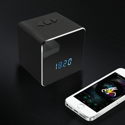 Hidden Spy Camera WIFI Bluetooth Speaker Clock, Nightvision - 7