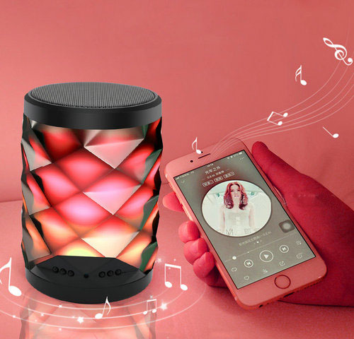 4K WIFI Bluetooth Speaker Lamp Camera with Two-way Talk - 4