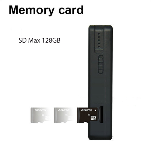 2K Mini Kamra tal-Ġisem Miżbugħa, 2304x1296p, H.264, SD Card Max 128GB