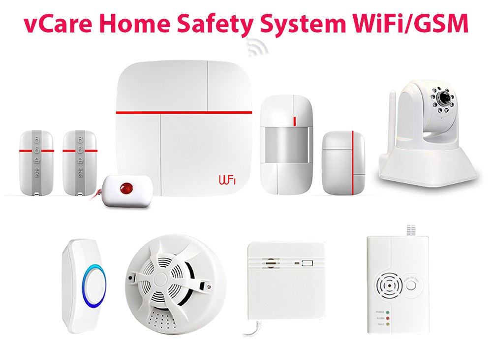 vCare Smart Home Security System WiFiGSM 3
