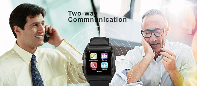 GPS Tracker Phone Watch for Elderly - 2-Way-Communication - Make Phone Call