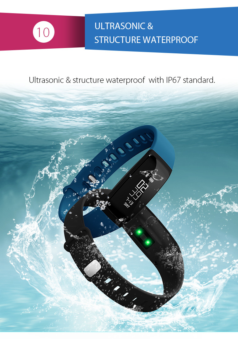 Health Bracelet - 10 Ultrasonic & Structure Waterproof