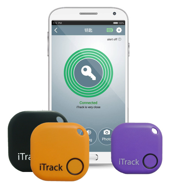 iTrack - Wallet Fitted Pets Elderly Kids Bluetooth Anti Lost Tracker Alarm Alert - App