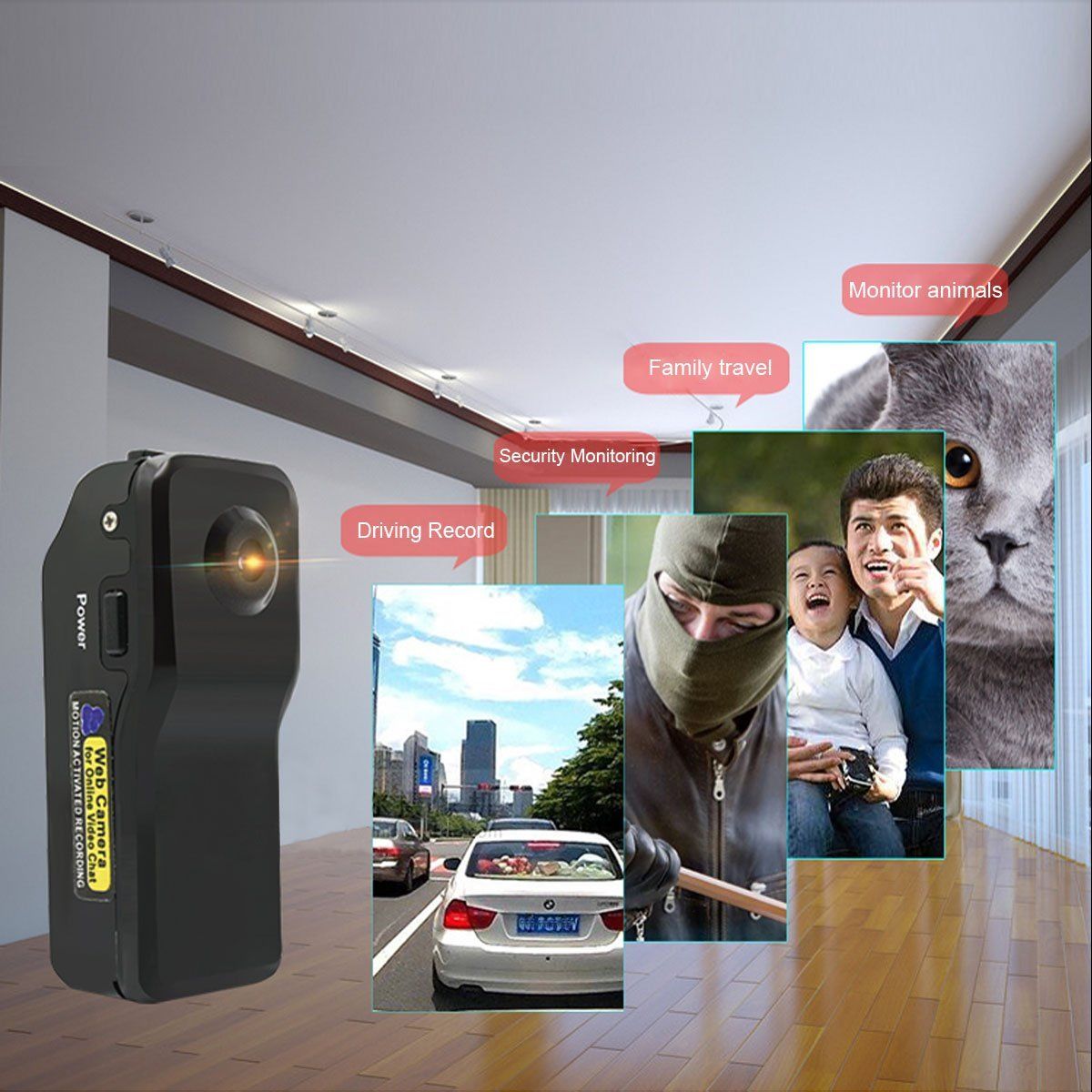 Mini spy camera 960P HD Camera with Motion Detection - Application