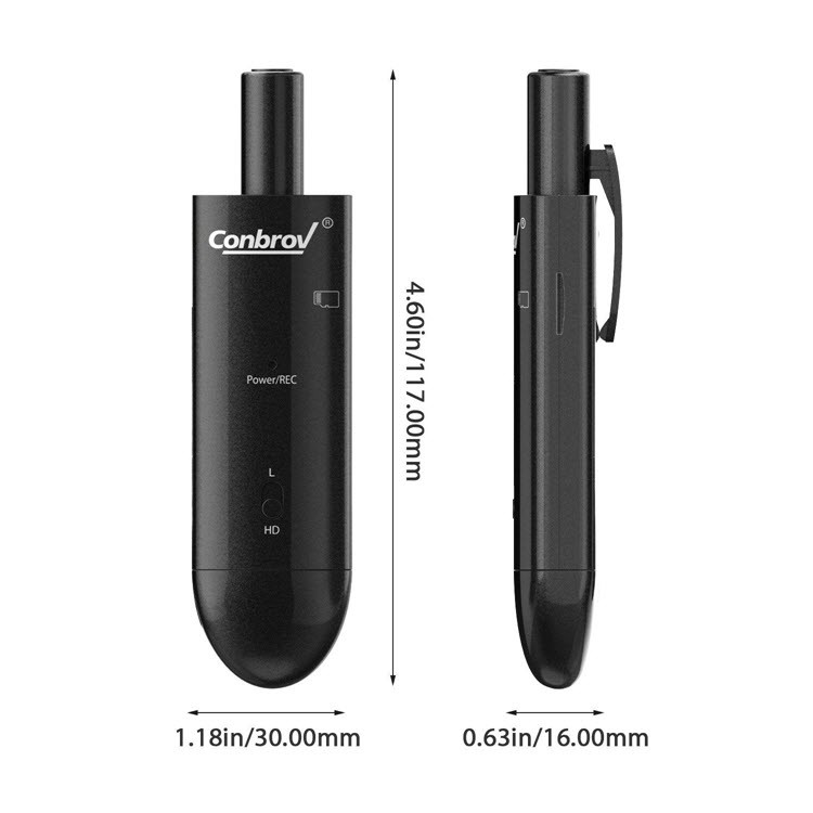 SPY09 - Pocket Video Pen Camera - Size
