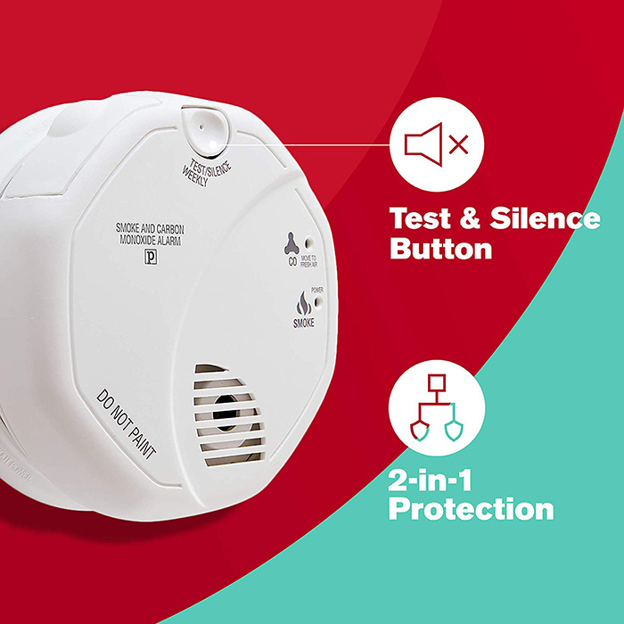 Smoke and Carbon Monoxide Detector, Battery Operated - 3
