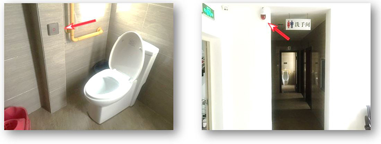 Water Resistance Public Toilet Sound and Light Alarm System - 11 750x