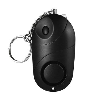 Kev Npav Tseg Mini Qws 120-130dB Self Defense Keychain Security Tswb nrog LED - 1