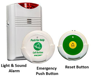 EA008-SETS - Elderly Wireless Toilet Emergency Alarm for Home