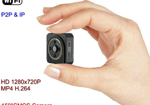 WIFI Mini Camera, Wearable Body Camera, H.264, TF 64G (SPY135 ...