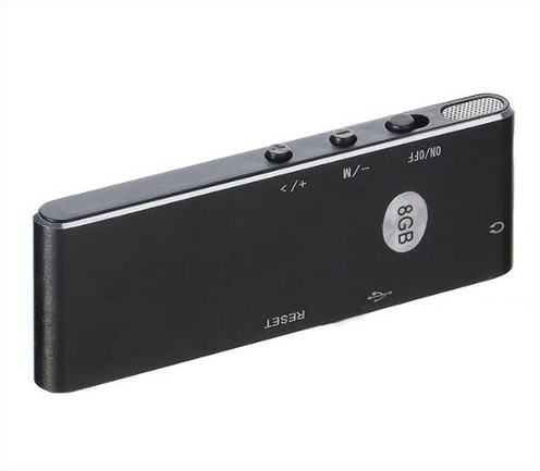 Ultra-thin Voice Recorder, 50 hrs Recording Time - 4