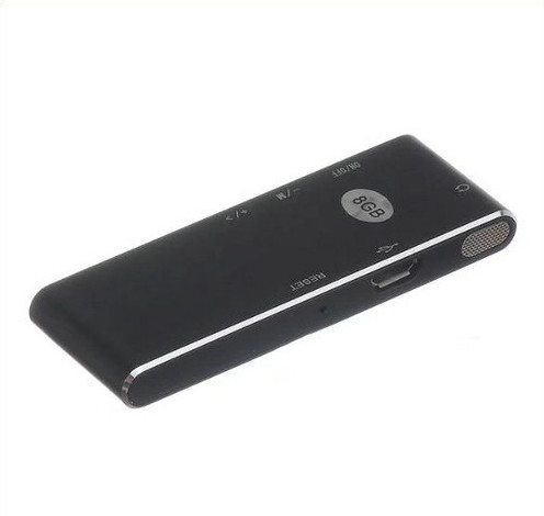 Ultra-thin Voice Recorder, 50 hrs Recording Time - 8