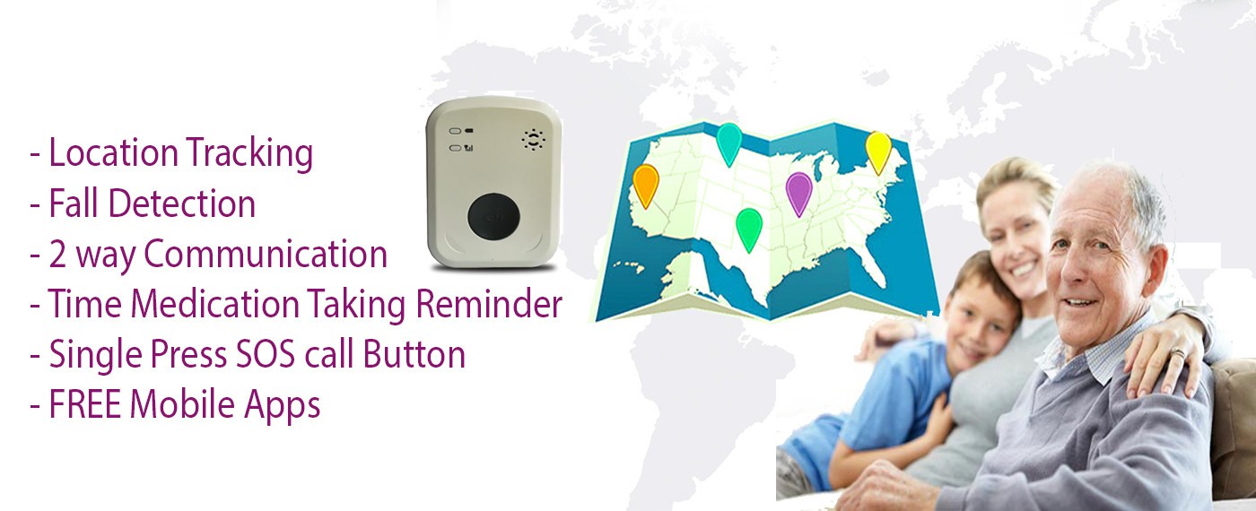 Dementia / Elderly GPS Monitoring & Fall Detection Alarm