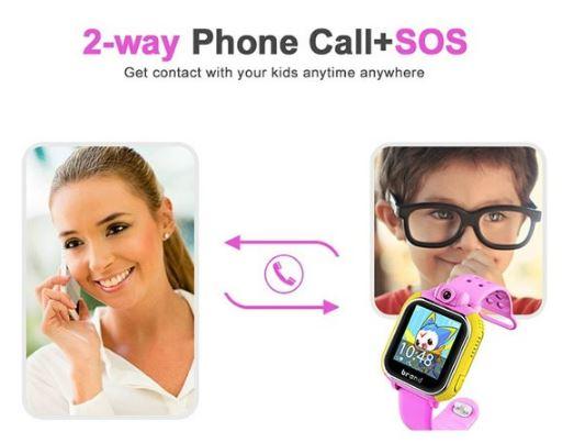3G Kids GPS Tracker Watch - 2-Way Phone call + SOS