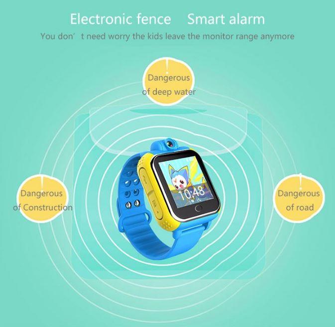 3G Kids GPS Tracker Watch - Electronic Fence - Smart Alarm