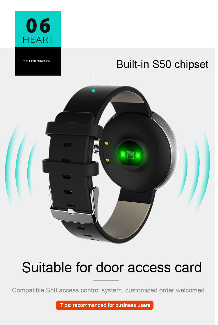 Health Wrist Watch [OMGHW02] - Suitable for Door Access Card