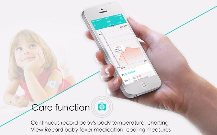 iFever - Intelligent Thermometer - Continuous recording of body temperature