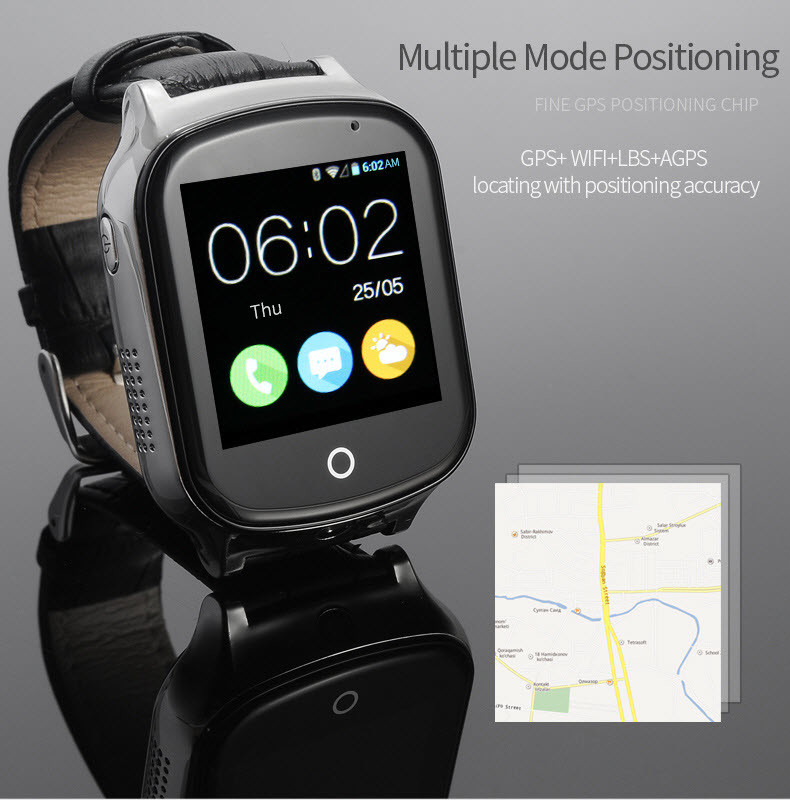 GPS20W - ਕਿਡਜ਼ ਅਤੇ ਬਜ਼ੁਰਗਾਂ ਲਈ GPS ਵਾਚ - ਮਲਟੀਪਲ ਮੋਡ ਪੋਜ਼ੀਸ਼ਨਿੰਗ