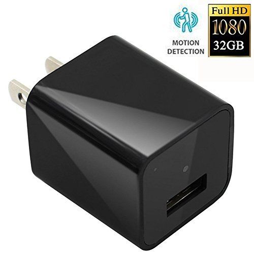 1080P HD USB Wall Charger Hidden Spy Camera - 1