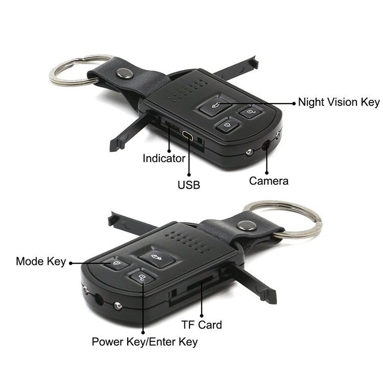 Mini Hidden Camera Car Key Camera - 4