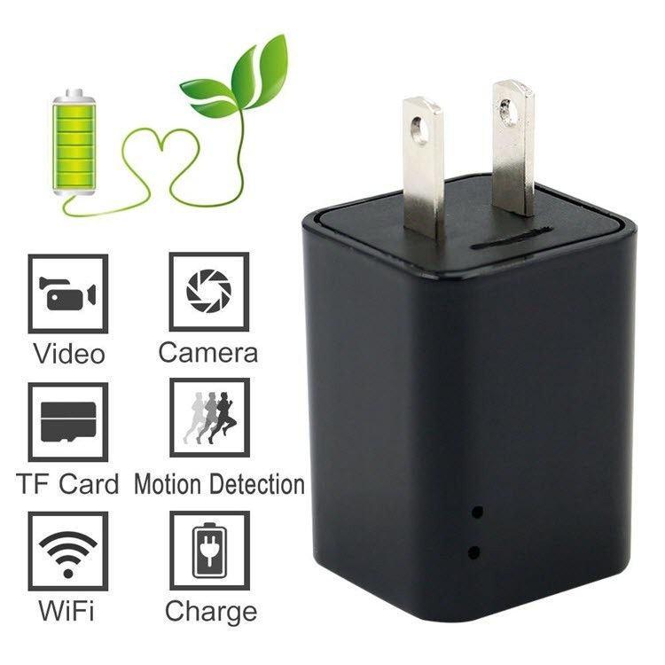 Wifi Spy Hidden Charger Camera USB Wall Charger Adapter - 2