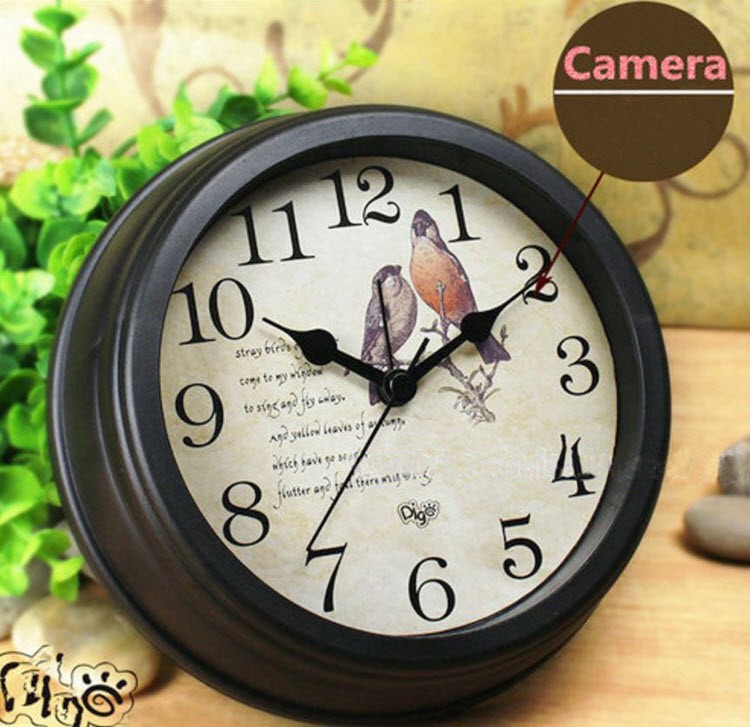 WIFI Clock Camera 1080P, TF Card, APP, Android & Iphone, 4000 battery - 3