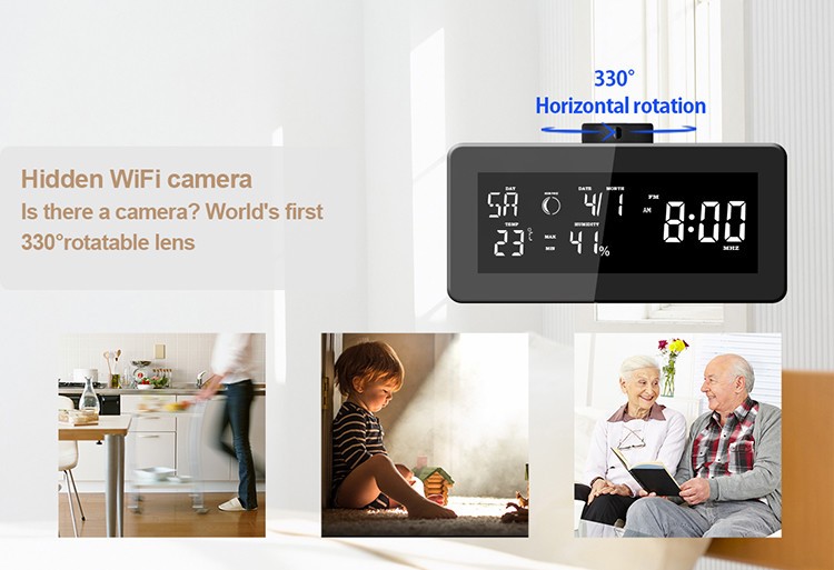 HD 1080P Weather Radio Security Wi-Fi Camera - 1
