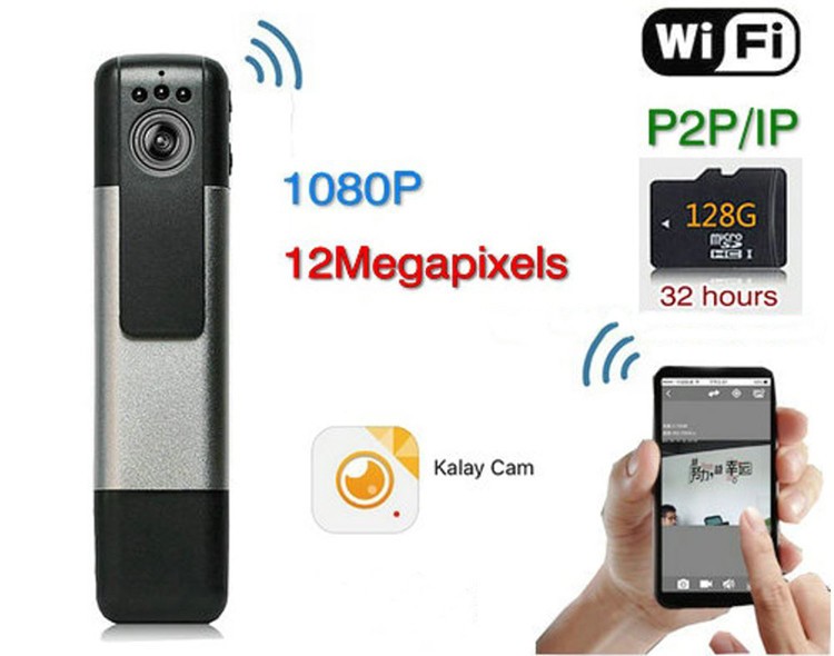 WIFI Meeting Recording Pen, H.264,1080p, Motion Detection, SD Card Max 128G (SPY091)