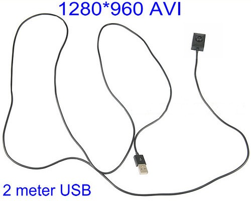 2 meter USB Cable Button camera, 1280x960 - 1