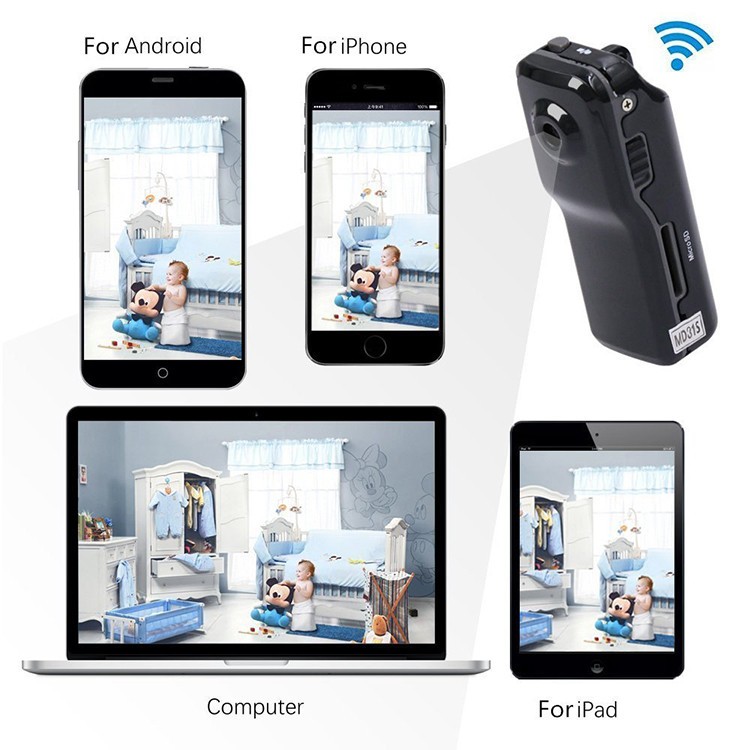 WIFI Wireless Security Camera Camcorder Mini Video Home Camera For Elderly And Kids - 6