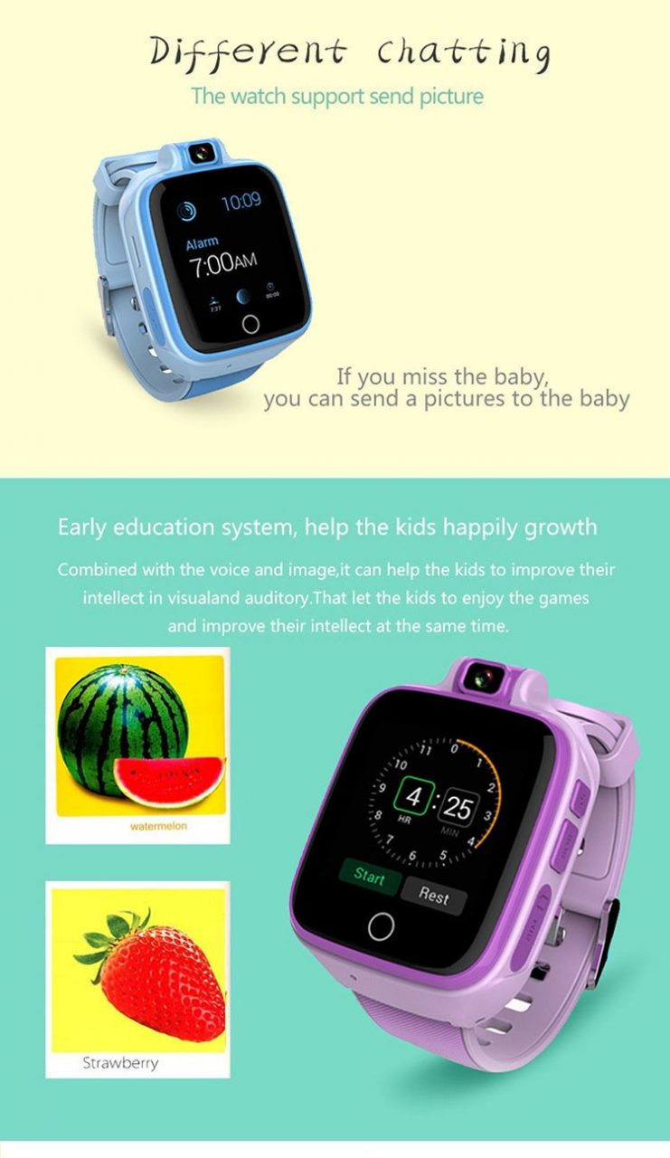 Kids GPS Tracker Watch, 4G, SOS Emergency Call with Video Call (GPS022W) - 10