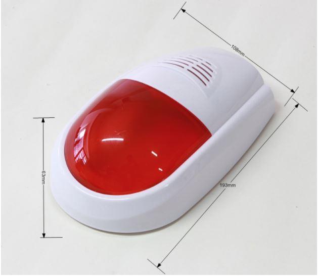 Water Resistance Public Toilet Sound and Light Alarm System - 6