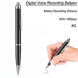 HD Pen Voice Recorder, Recording Time 20hours, 8G - 1 250px