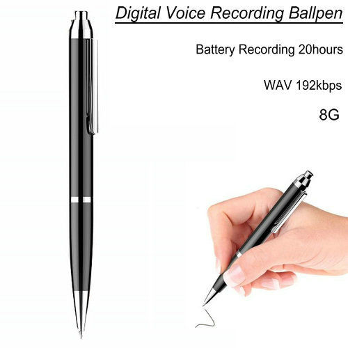 HD Pen Voice Recorder, Recording Time 20hours, 8G - 1