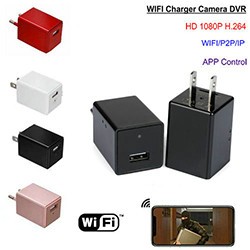 WIFI Charger Camera DVR, HISILICON, 5.0M Camera, 1080P, TF Card - 1 250px