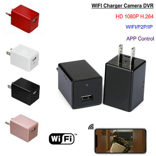 WIFI Charger Camera DVR, HISILICON, 5.0M Camera, 1080P, TF Card - 1