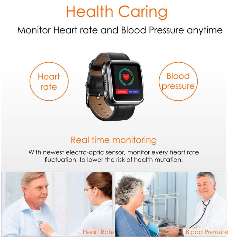 Elderly Health Monitoring GPS Tracker Watch - 7